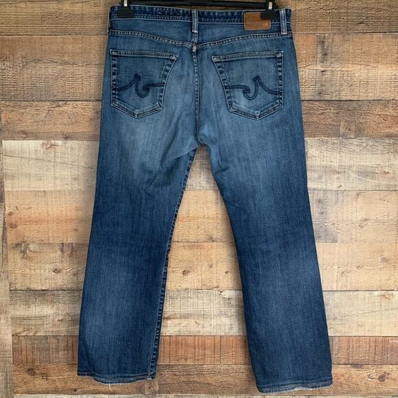 Adriano Goldschmied The Protege Jeans Distressed Straight Leg Blue Size 36 x 29 - Picture 5 of 10